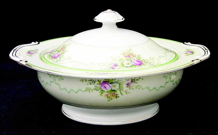 Formal Garden Round Covered Vegetable by Grace-1