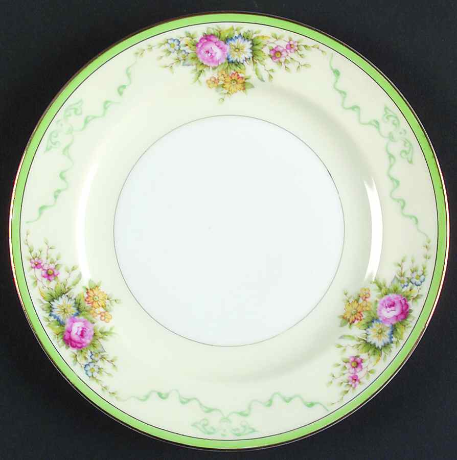 Formal Garden Bread & Butter Plate by Grace-1