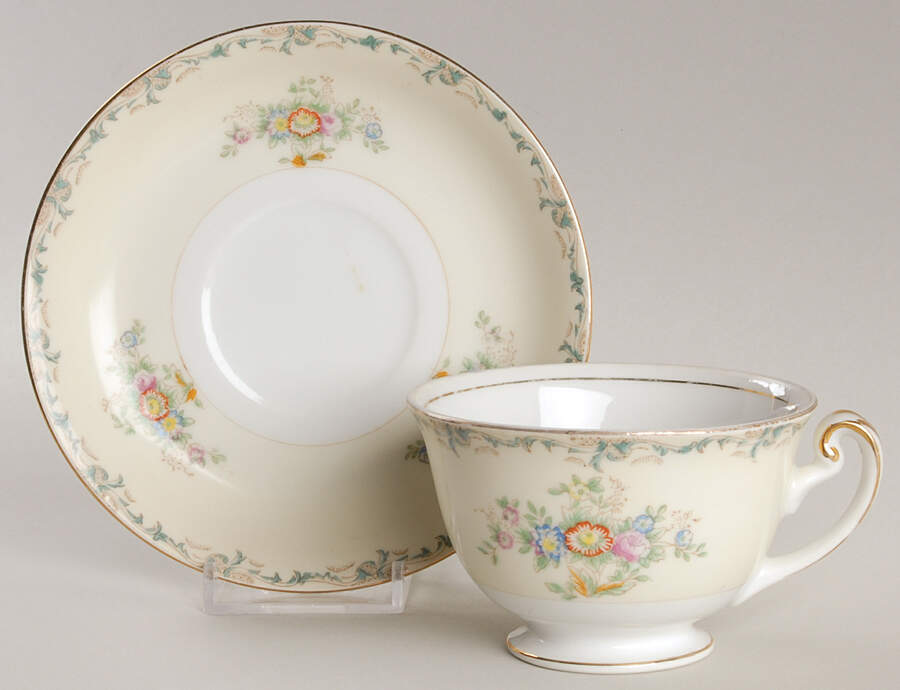 GRA2 Footed Cup & Saucer Set by Grace-1