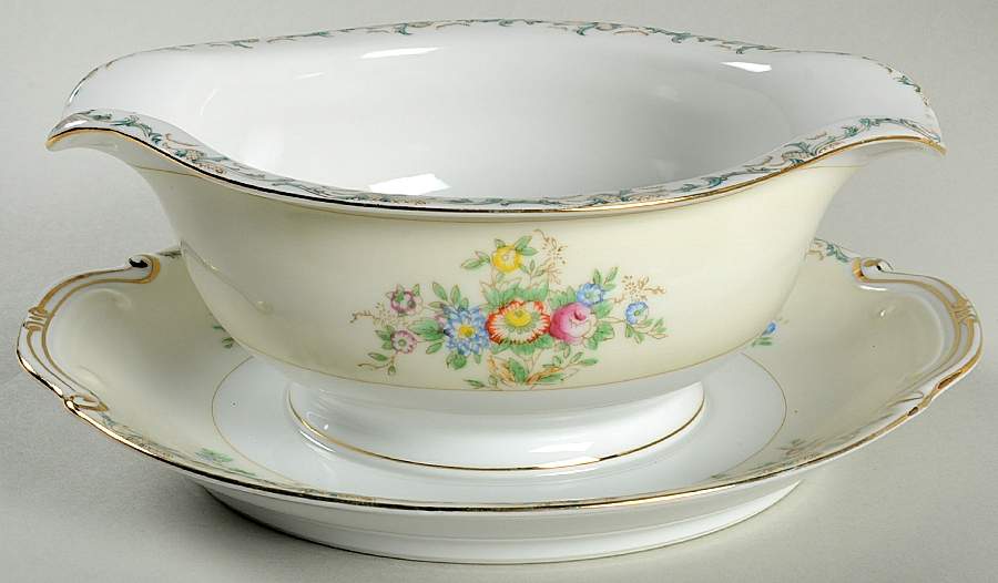 GRA2 Gravy Boat with Attached Underplate by Grace-1