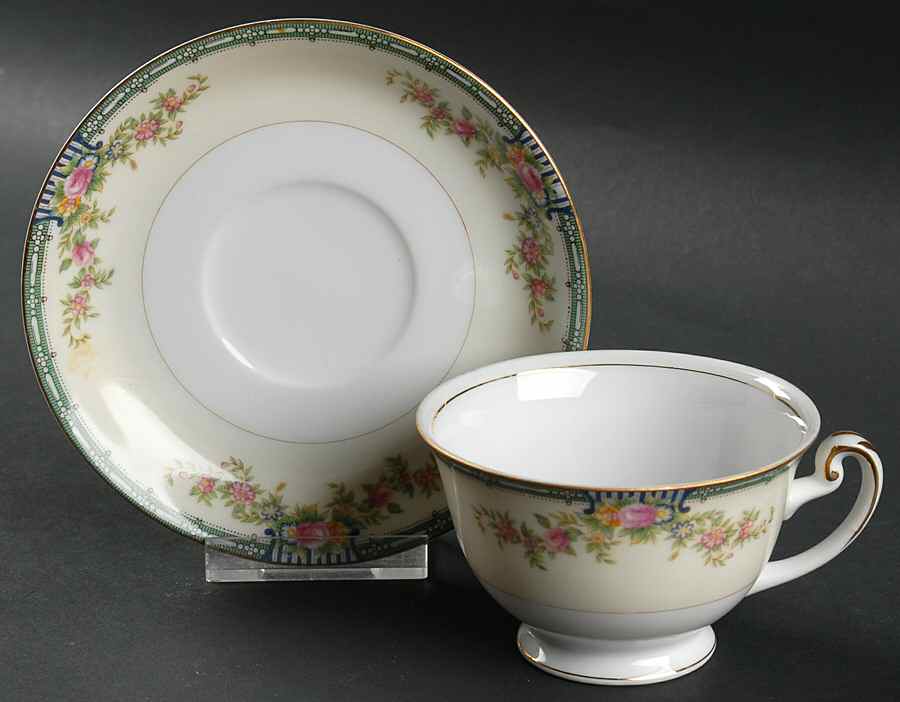 GRA3 Footed Cup & Saucer Set by Grace-1