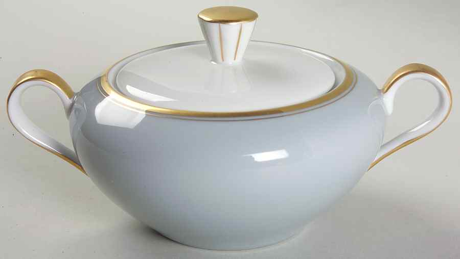 Graymont (Gold Trim) Sugar Bowl & Lid by Grace-1