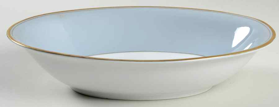 Graymont (Gold Trim) 10" Oval Vegetable Bowl by Grace-1