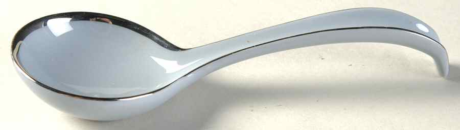 Graymont (Platinum Trim) Gravy Ladle Solid Piece by Grace-1