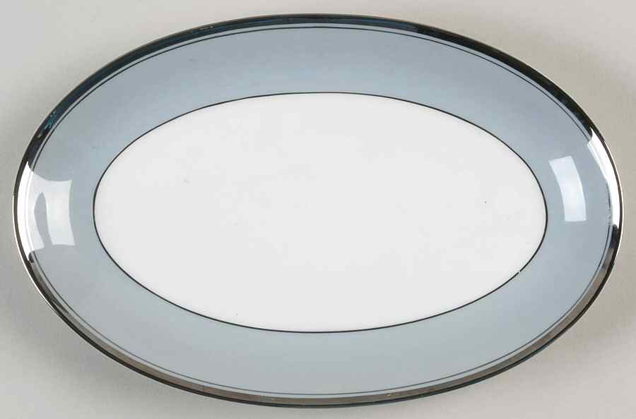 Graymont (Platinum Trim) Relish/Gravy Underplate by Grace-1