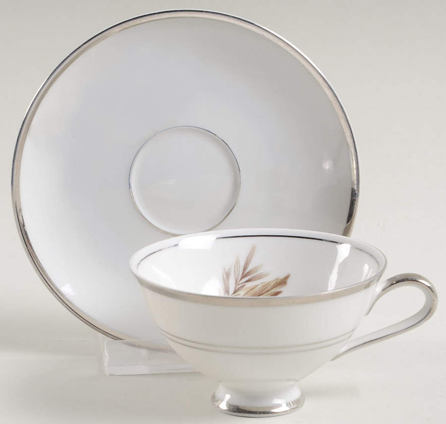 Lady Diana Footed Demitasse Cup & Saucer Set by Grace-1