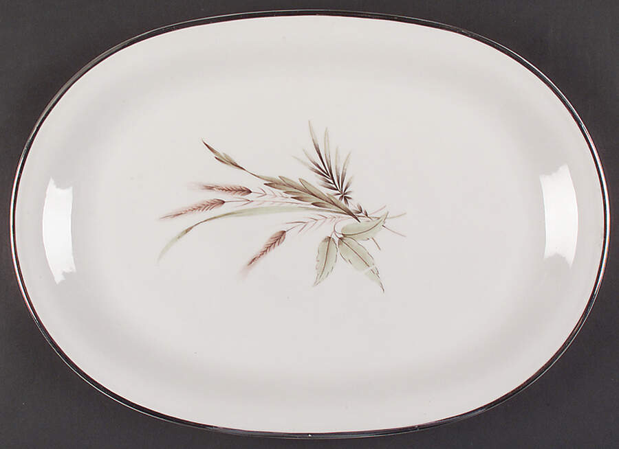 Lady Diana 15" Oval Serving Platter by Grace-1