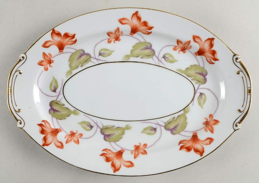 Medina 12" Oval Serving Platter by Grace-1