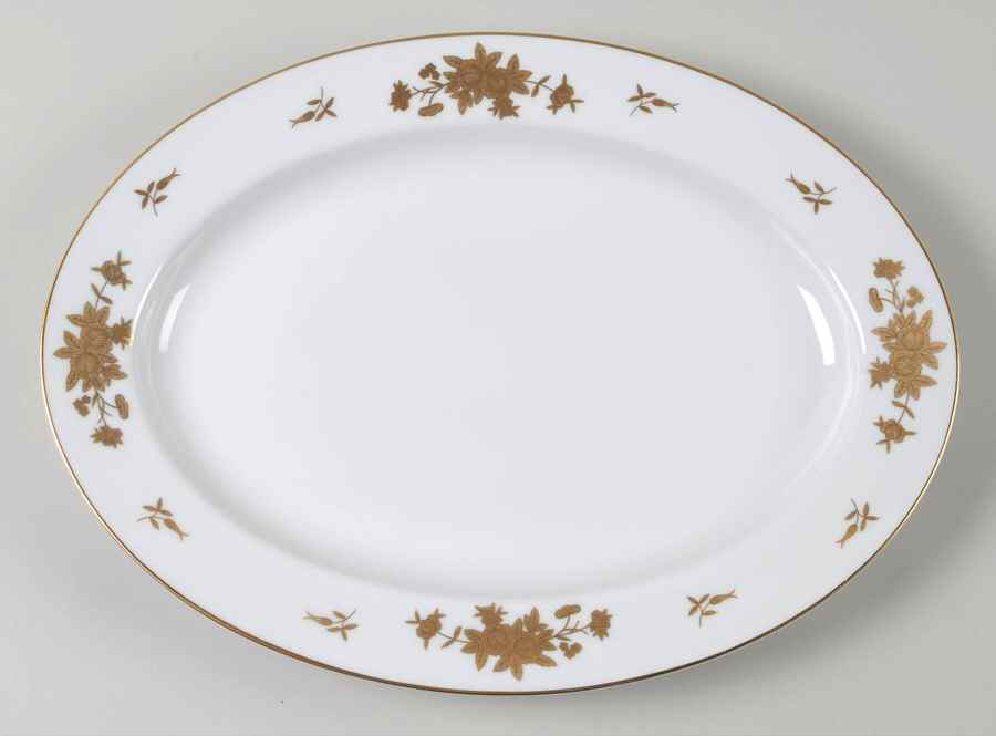 Regal 14" Oval Serving Platter by Grace-1