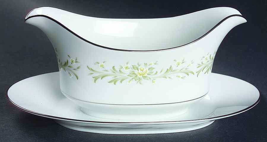 Rhapsody Gravy Boat with Attached Underplate by Grace-1