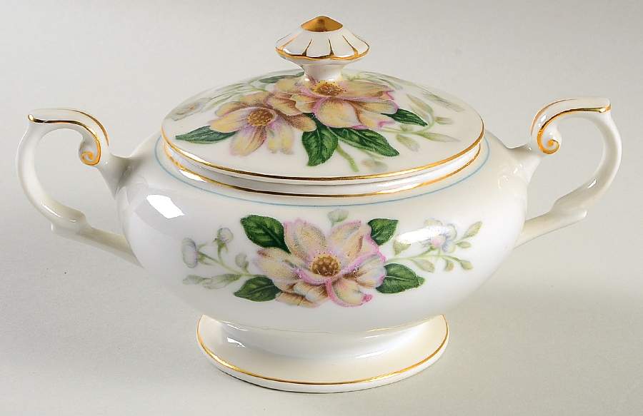 Rochelle Sugar Bowl & Lid by Grace-1