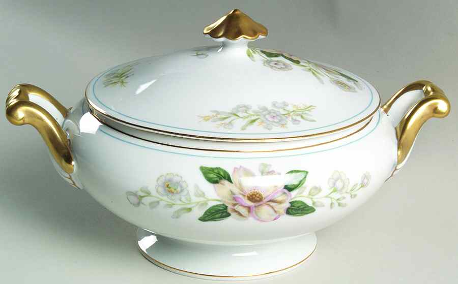 Rochelle Round Covered Vegetable by Grace-1