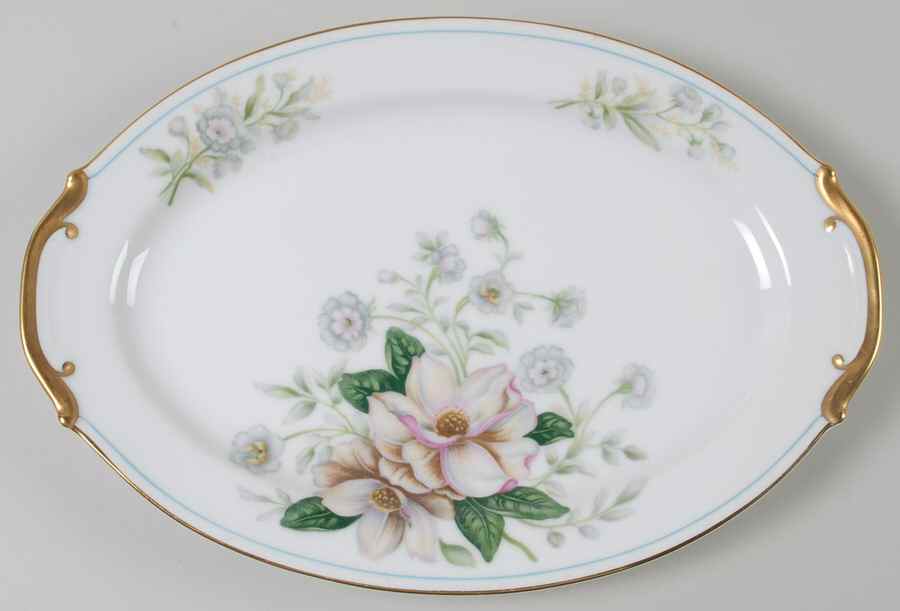 Rochelle 12" Oval Serving Platter by Grace-1