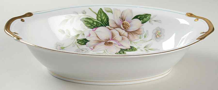 Rochelle 10" Oval Vegetable Bowl by Grace-1
