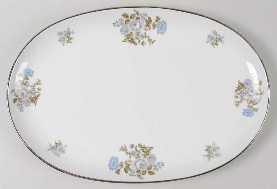 Romance 15" Oval Serving Platter by Grace-1