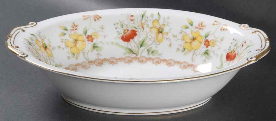 Sarna 11" Oval Vegetable Bowl by Grace-1