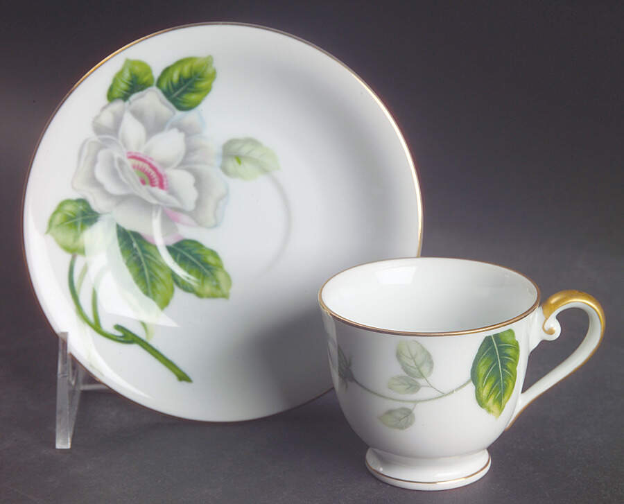 Scarsdale Footed Demitasse Cup & Saucer Set by Grace-1