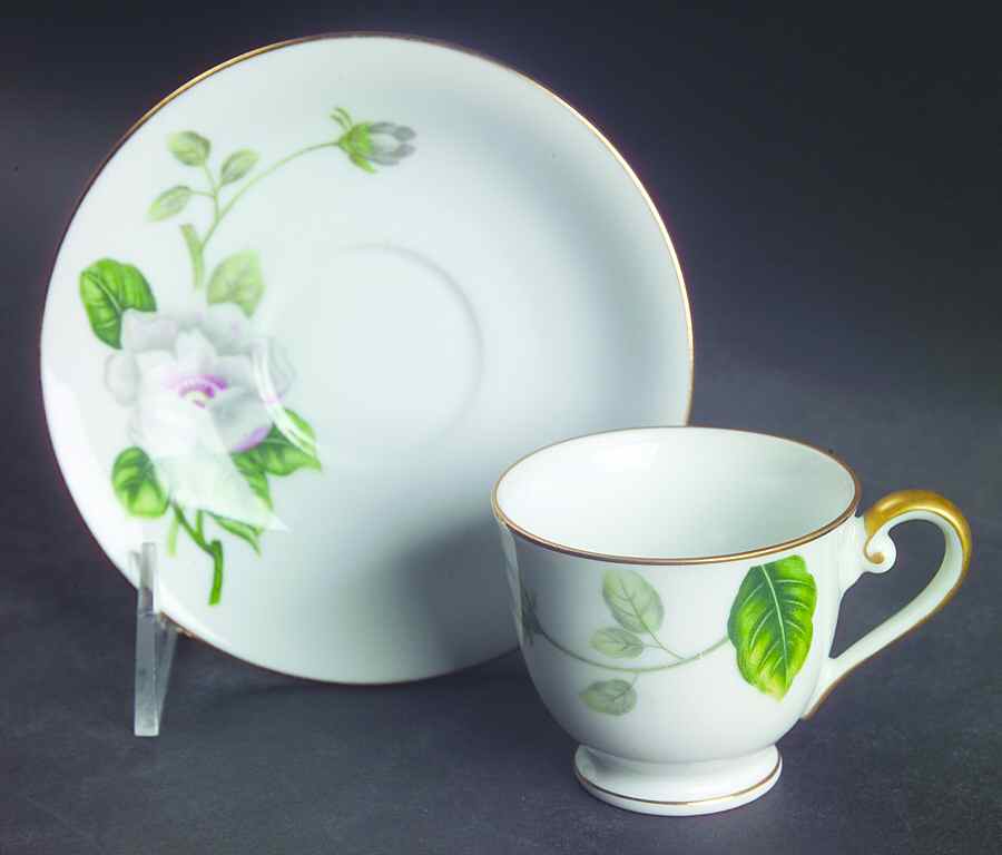 Scarsdale Footed Demitasse Cup & Saucer Set by Grace-1