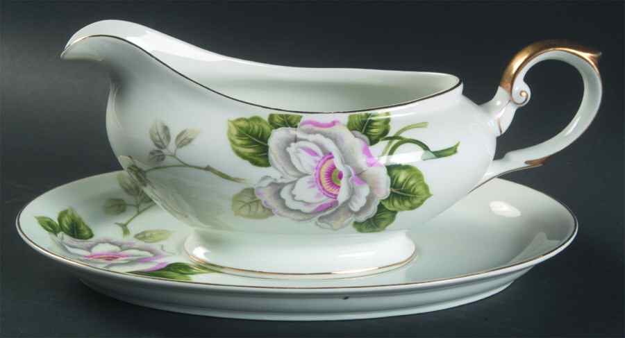Scarsdale Gravy Boat & Underplate by Grace-1