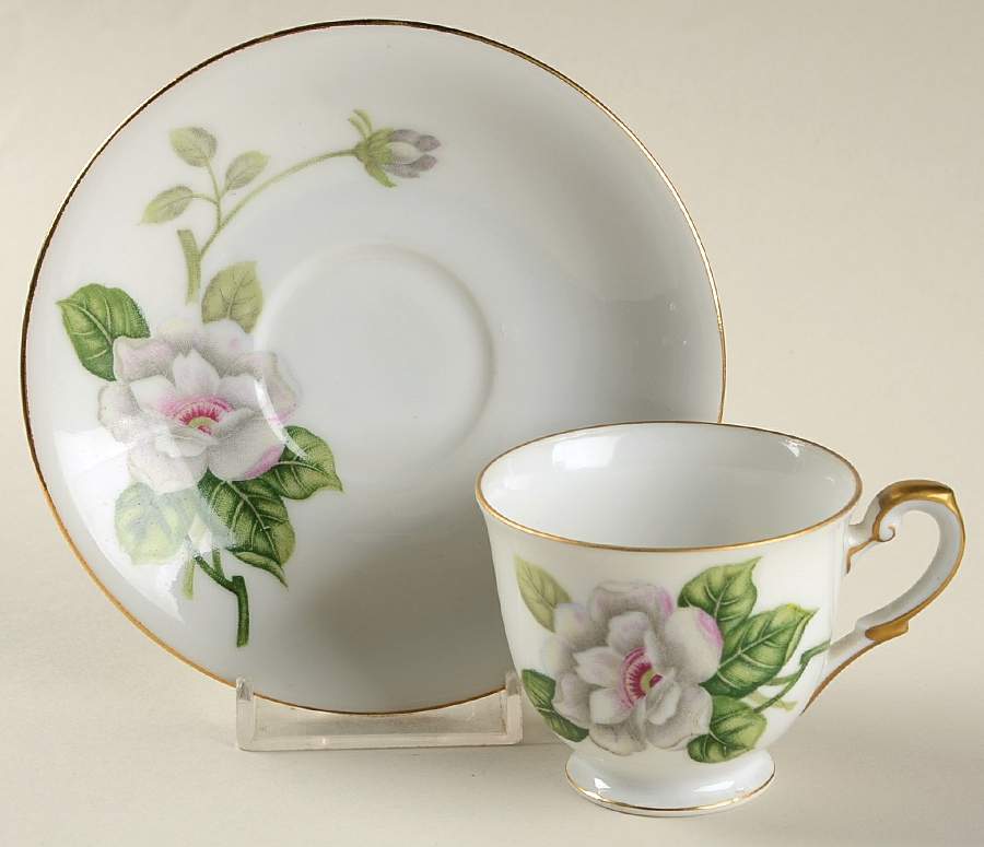 Scarsdale Footed Demitasse Cup & Saucer Set by Grace-1