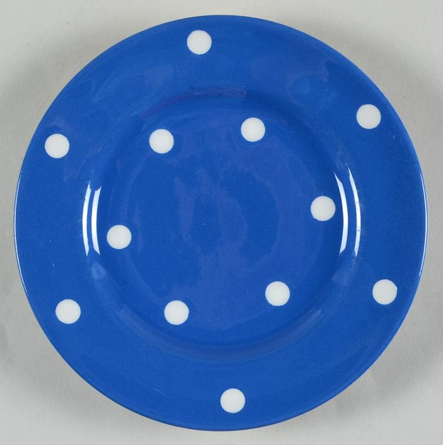Blue Domino (Blue & White) Bread & Butter Plate by T G Green (England)-1
