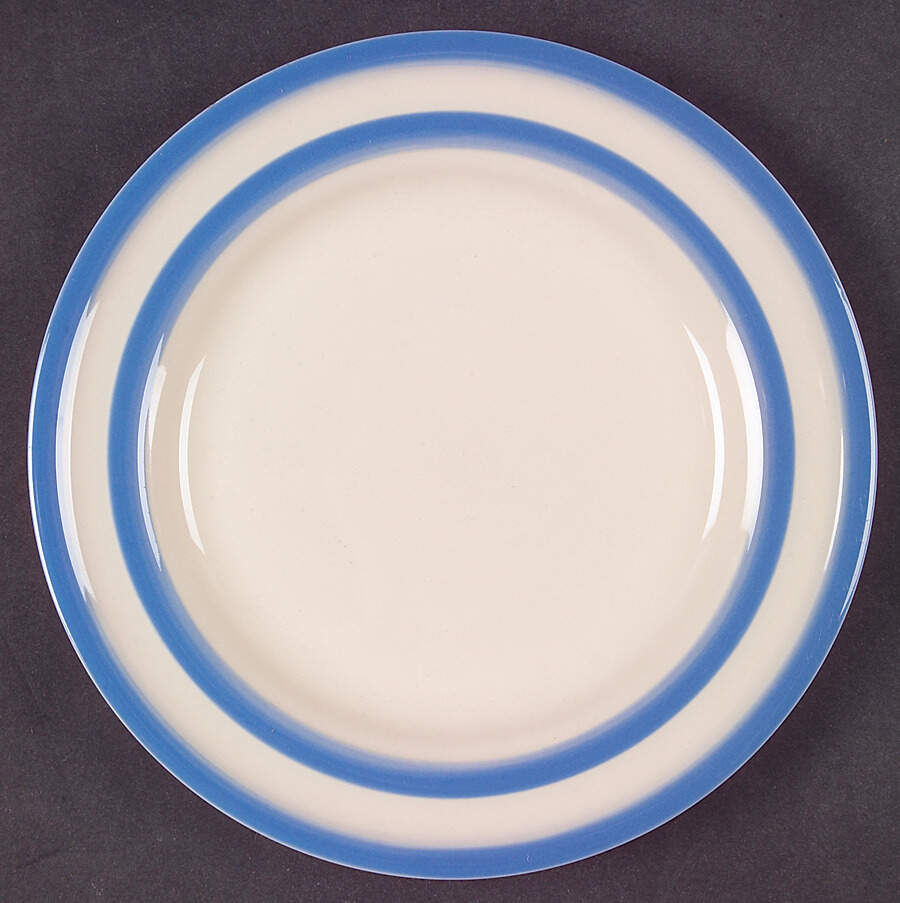 Cornish Blue White (Shield and TG Green) Salad Plate by T G Green (England)-1