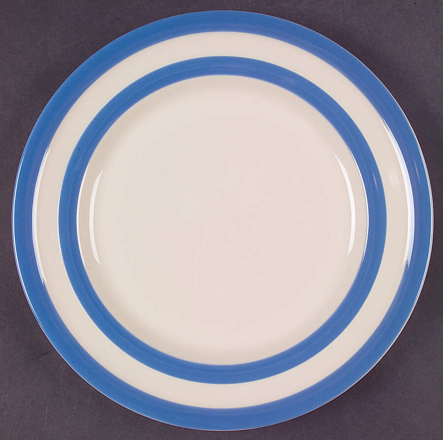 Cornish Blue White (Shield and TG Green) Luncheon Plate by T G Green (England)-1