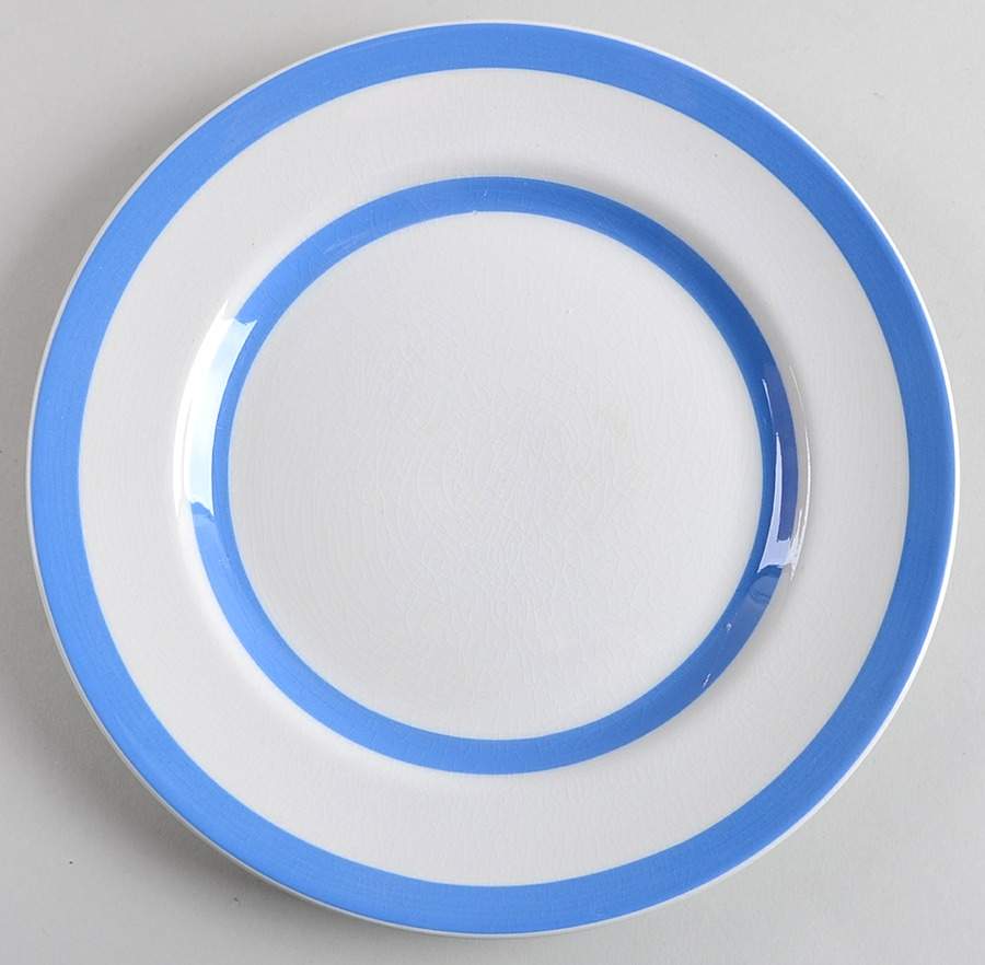 Cornish Blue White (Shield and TG Green) Luncheon Plate by T G Green (England)-1