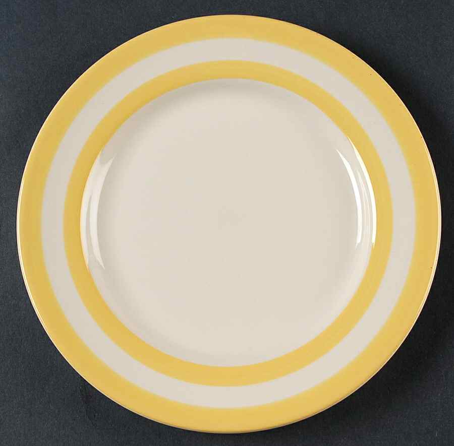Cornish Yellow (Older) Dessert/Pie Plate by T G Green (England)-1