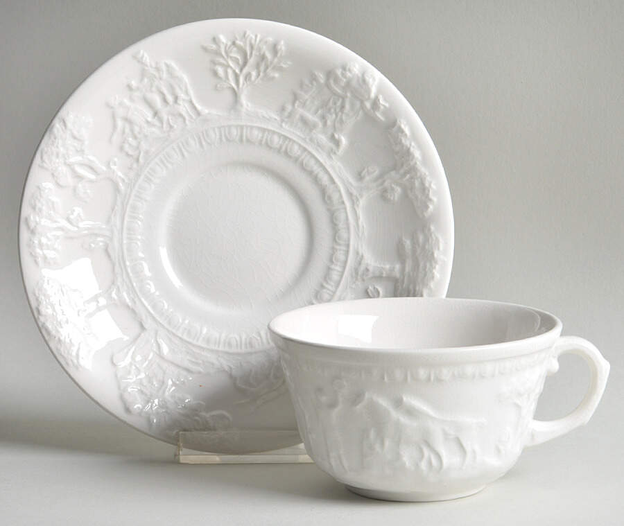 Hunt Club Footed Cup & Saucer Set by T G Green (England)-1