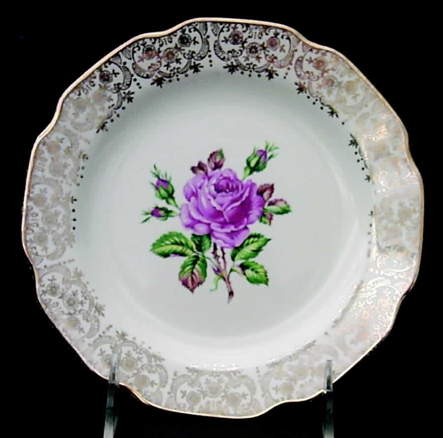 Briar Rose Coupe Soup Bowl by Georgian China-1