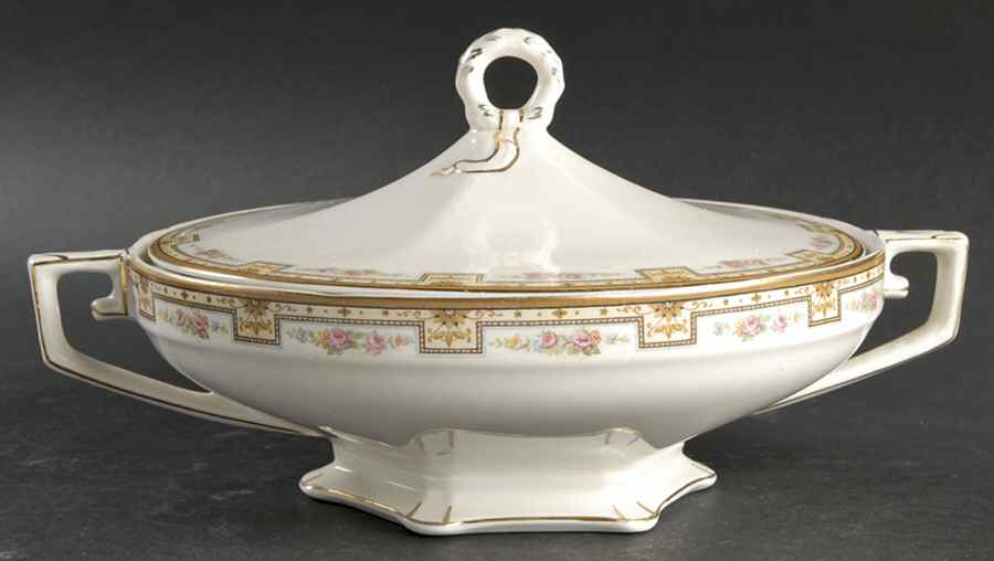 Afton Round Covered Vegetable by Grindley-1