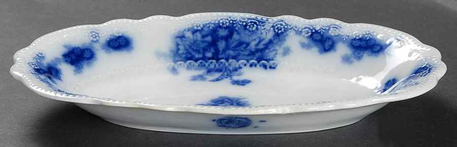 Albany (Flow Blue) Relish by Grindley-1