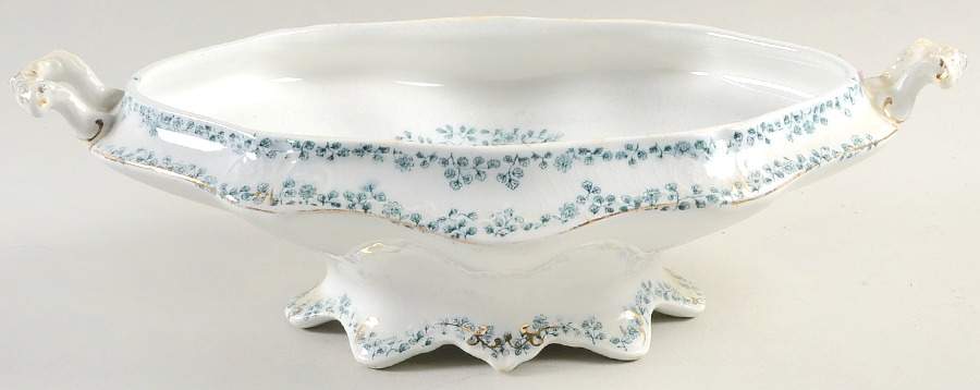 Aldine (Flow Blue) Oval Vegetable No Lid by Grindley-1