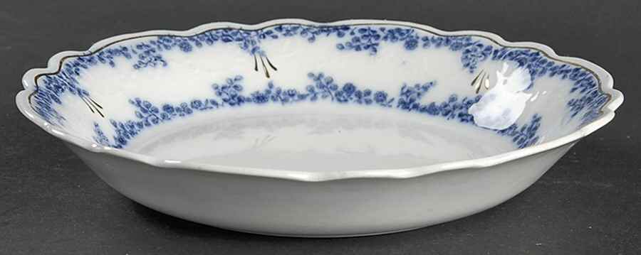 Aldine (Flow Blue) Coupe Soup Bowl by Grindley-1