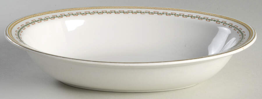 Algeria 9" Oval Vegetable Bowl by Grindley-1