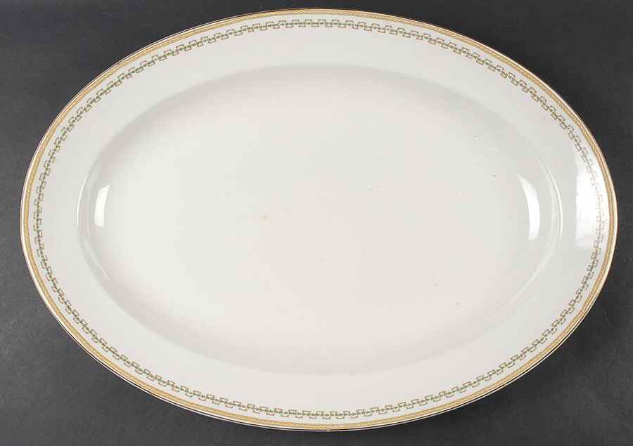 Algeria 17" Oval Serving Platter by Grindley-1