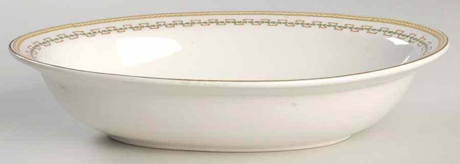 Algeria 8" Oval Vegetable Bowl by Grindley-1