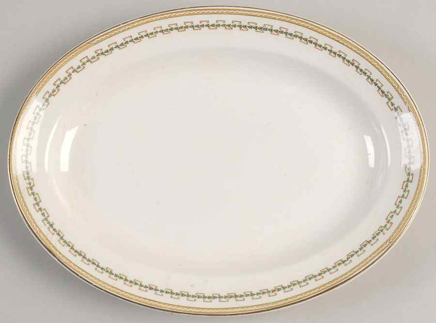 Algeria 10" Oval Serving Platter by Grindley-1