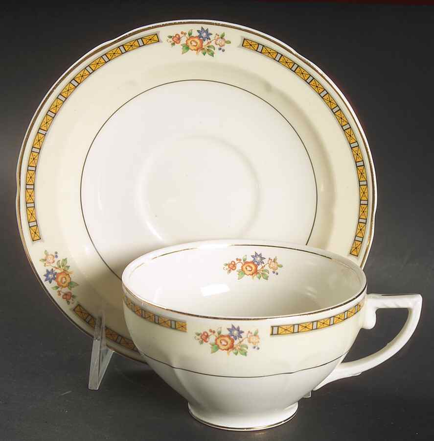 Alton Oversized Cup & Saucer Set by Grindley-1