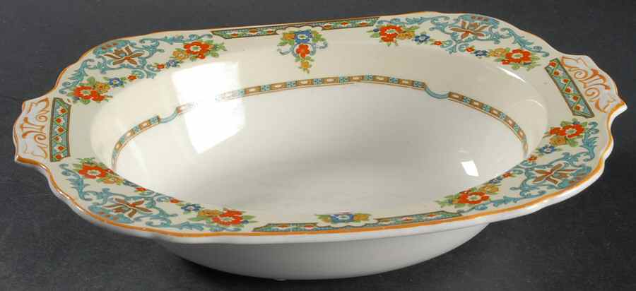 The Arcadia 9" Oval Vegetable Bowl by Grindley-1