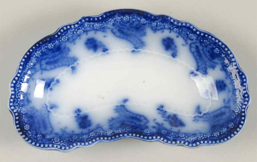 Ashburton (Flow Blue) Bone Dish by Grindley-1