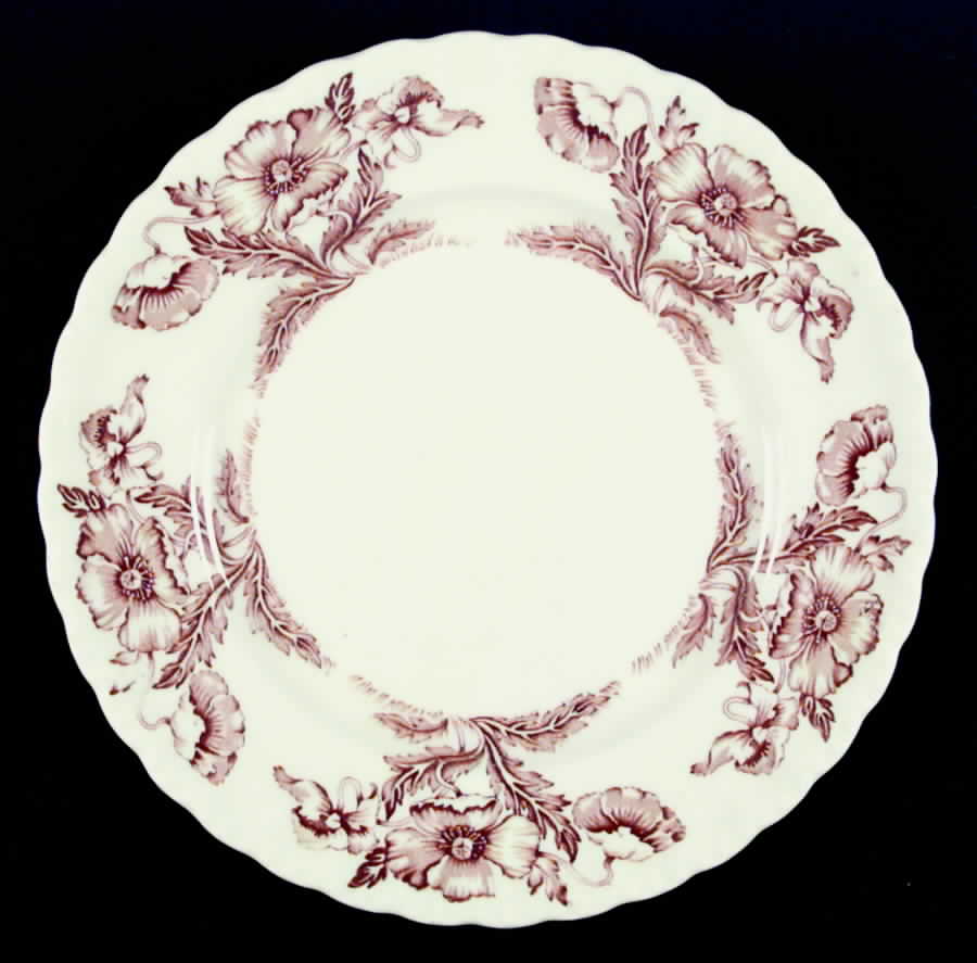 The Atlas Brown (Duchess) Dinner Plate by Grindley-1