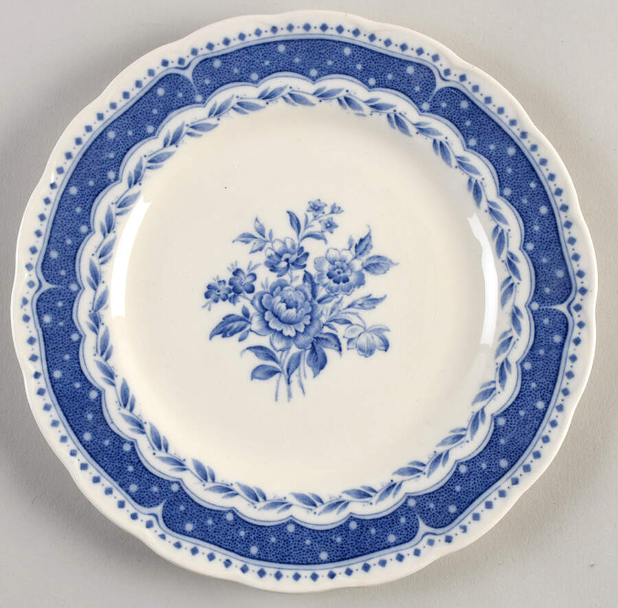 Avon Blue (Earthenware) Luncheon Plate by Grindley-1