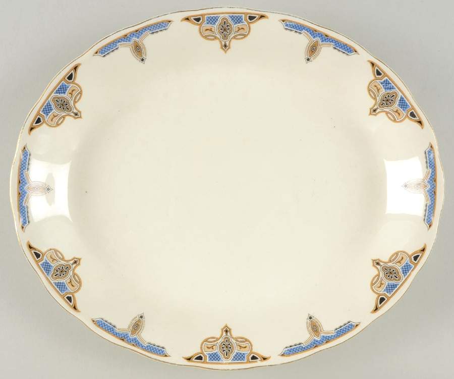 The Balmoral 12" Oval Serving Platter by Grindley-1