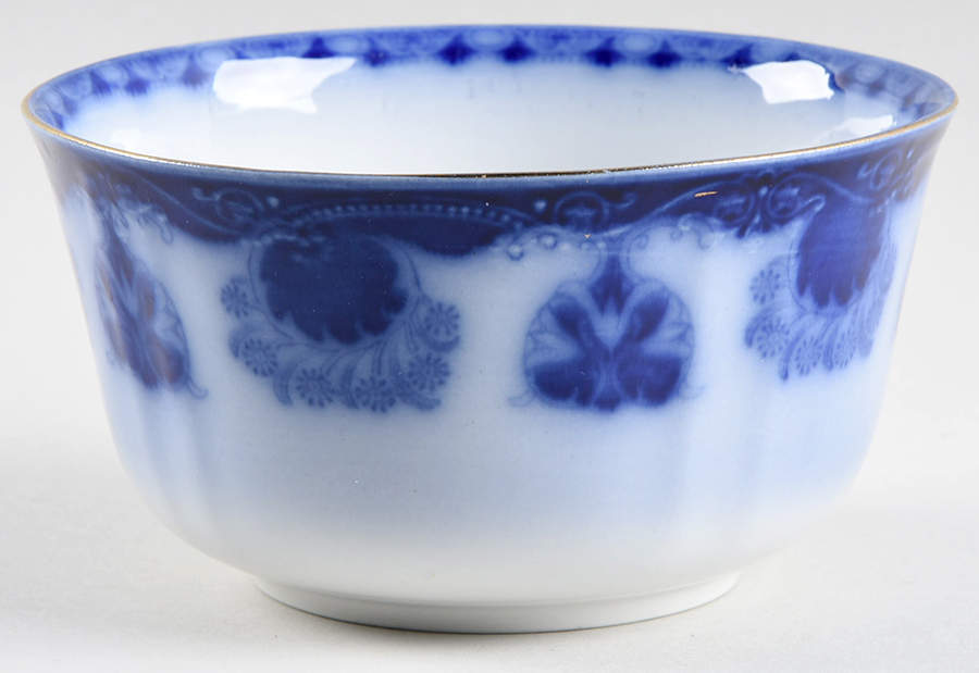 Baltic (Flow Blue) Cranberry Bowl by Grindley-1