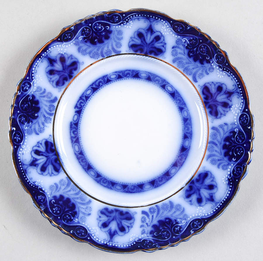 Baltic (Flow Blue) Bread & Butter Plate by Grindley-1