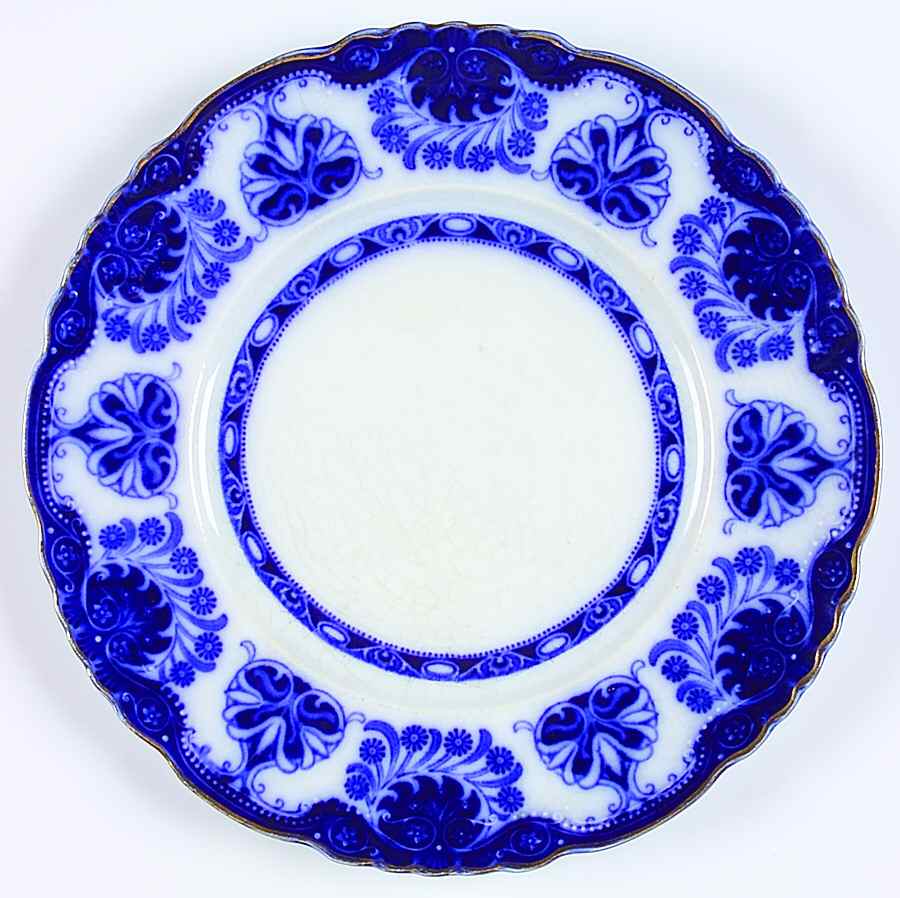 Baltic (Flow Blue) Luncheon Plate by Grindley-1