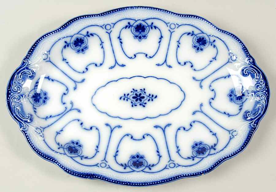 Beaufort 16" Oval Serving Platter by Grindley-1