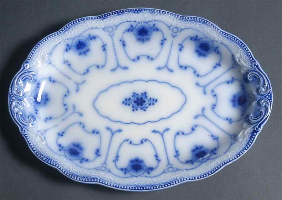 Beaufort 11" Oval Serving Platter by Grindley-1